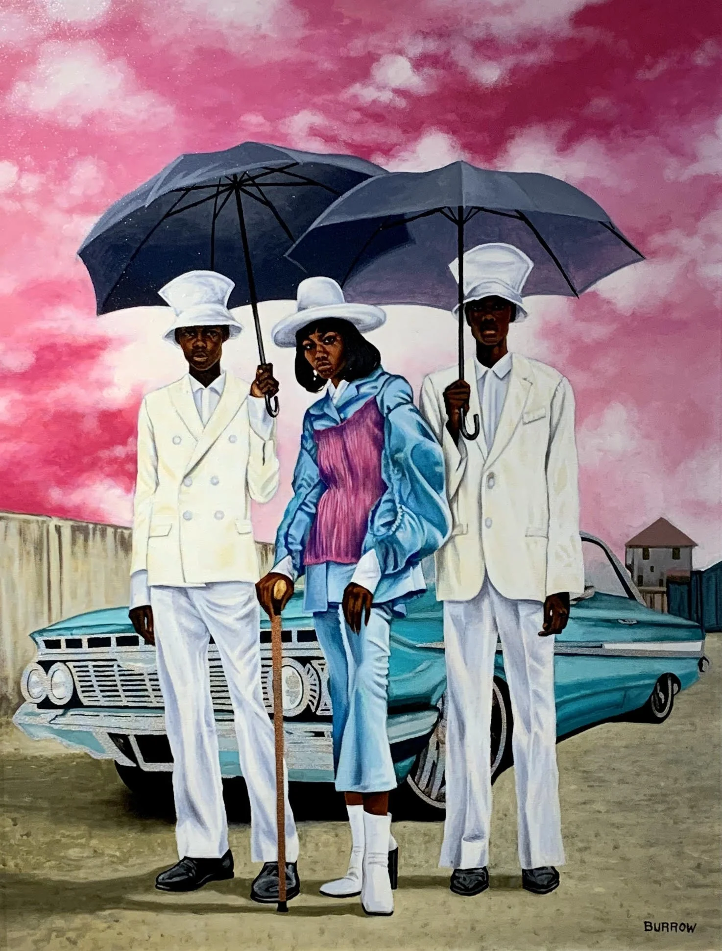  When I Roll Up 
Oil on canvas
36 x 28 inches