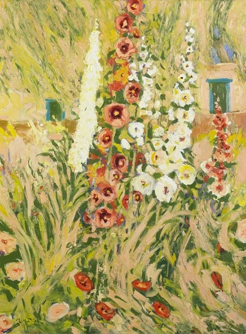  Gardens of Canyon Road, 1943 
Oil on canvas
30 x 40 inches