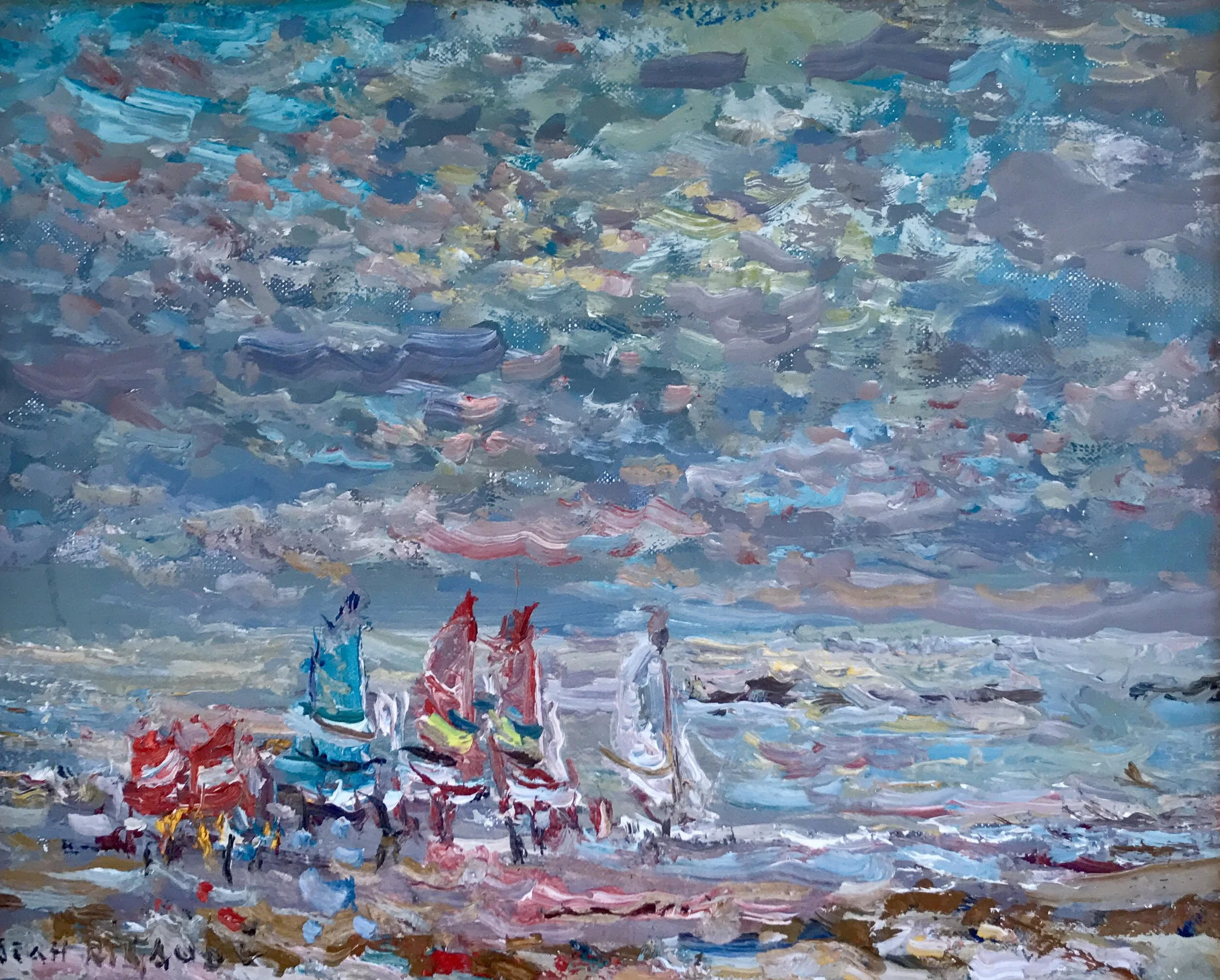  Ciel 
Oil on canvas
9 x 11 inches