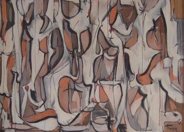  Agony 
Oil on panel
36 x 47 inches