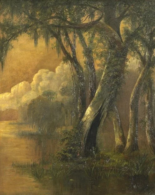  Louisiana Swamp Scene 
Oil on canvas
26 x 21 inches