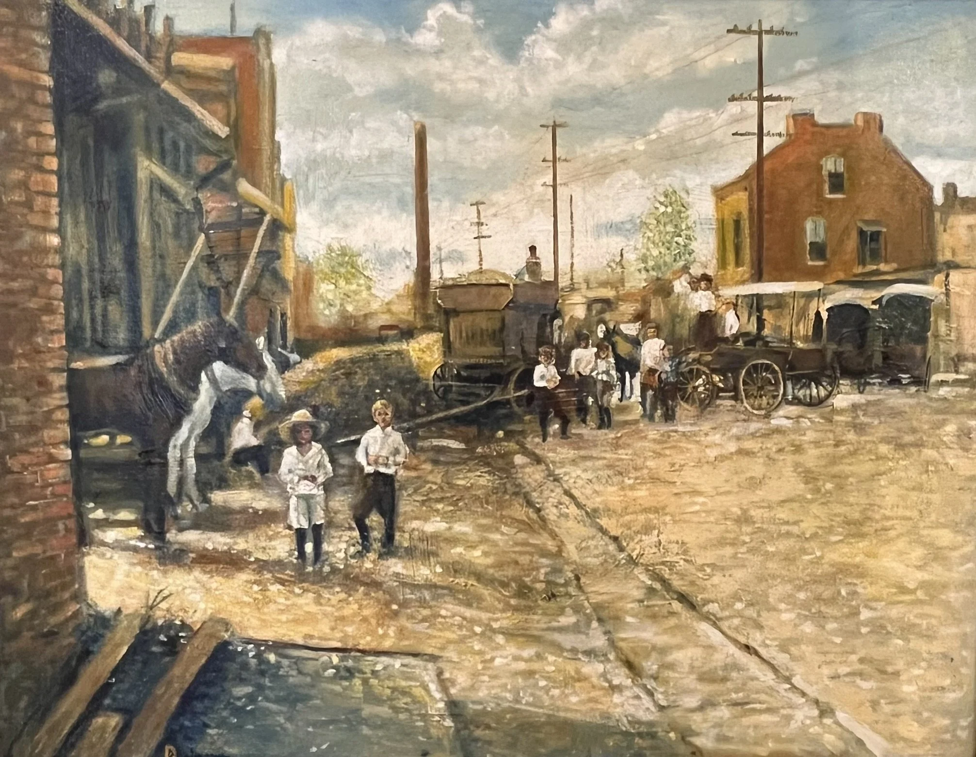  St. Louis Street Scene No.1 
Oil on canvas
16 x 20 inches