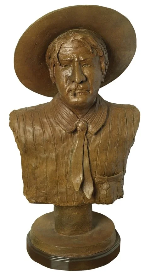  Charlie Russell, 1943 
Bronze
32 x 17 inches
