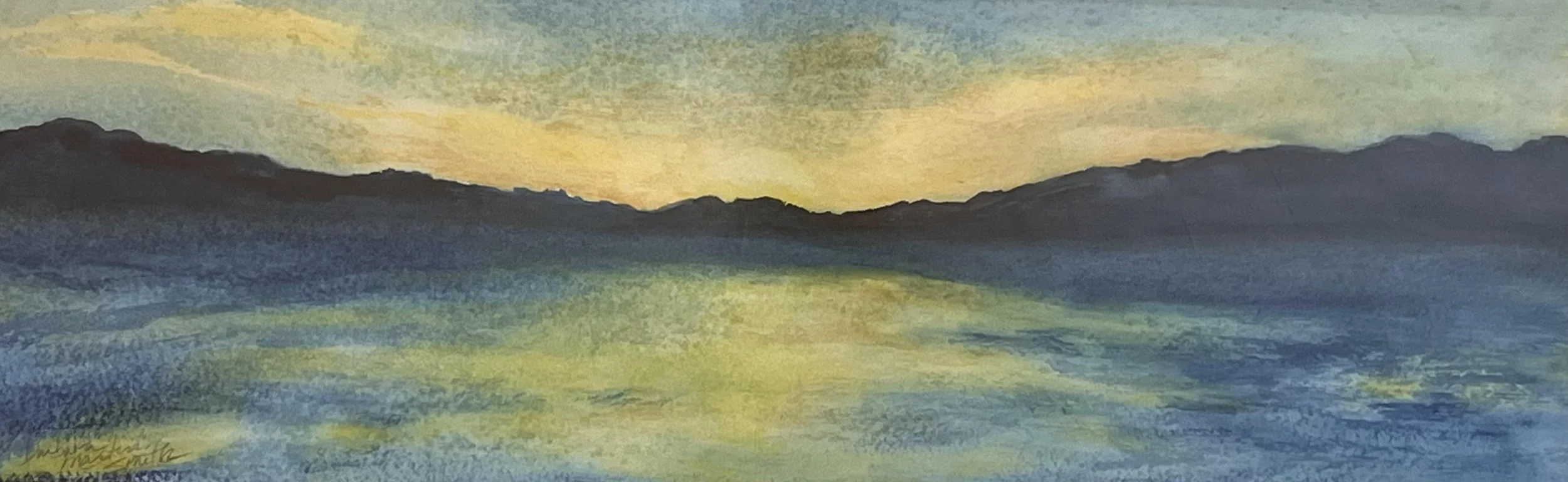  Silver Creek   (Sold) 
Watercolor
13 x 38 inches