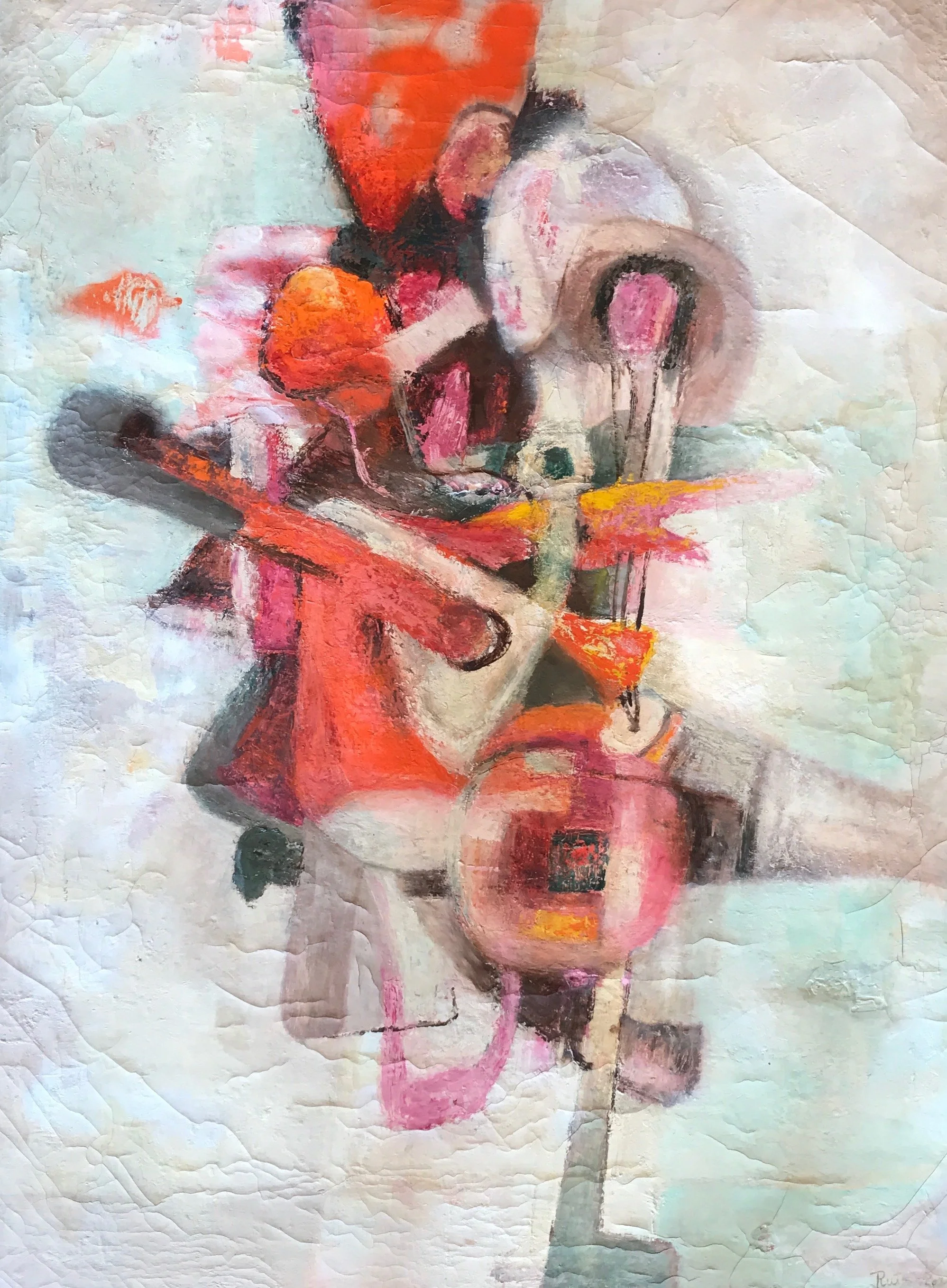  Abstract 
Oil on board
40 x 30 inches