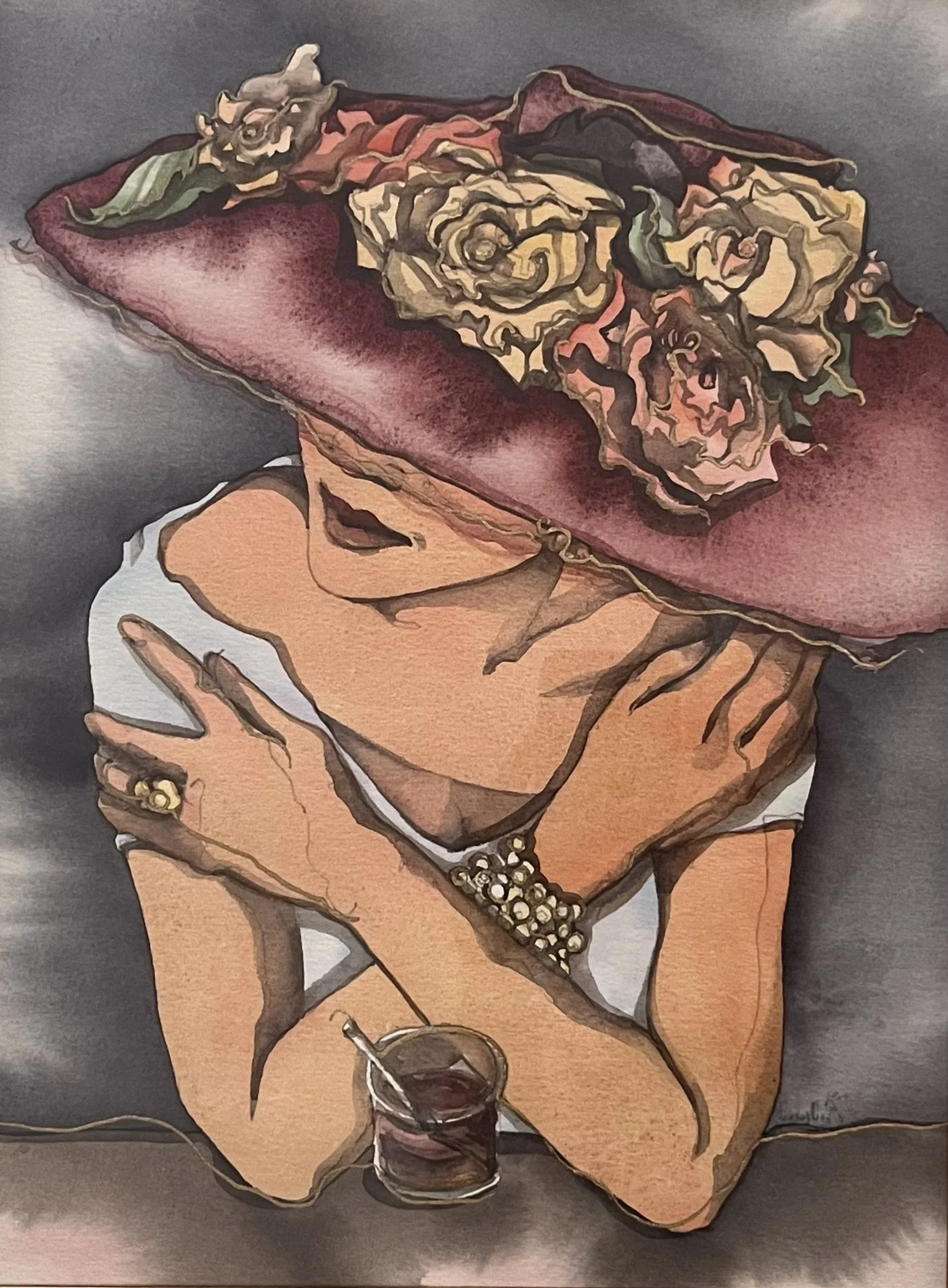  Ever to be Waiting 
Watercolor
14 x 11 inches