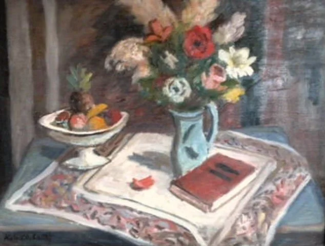  Flower Still Life 
Oil on board
27 x 35 ½ inches