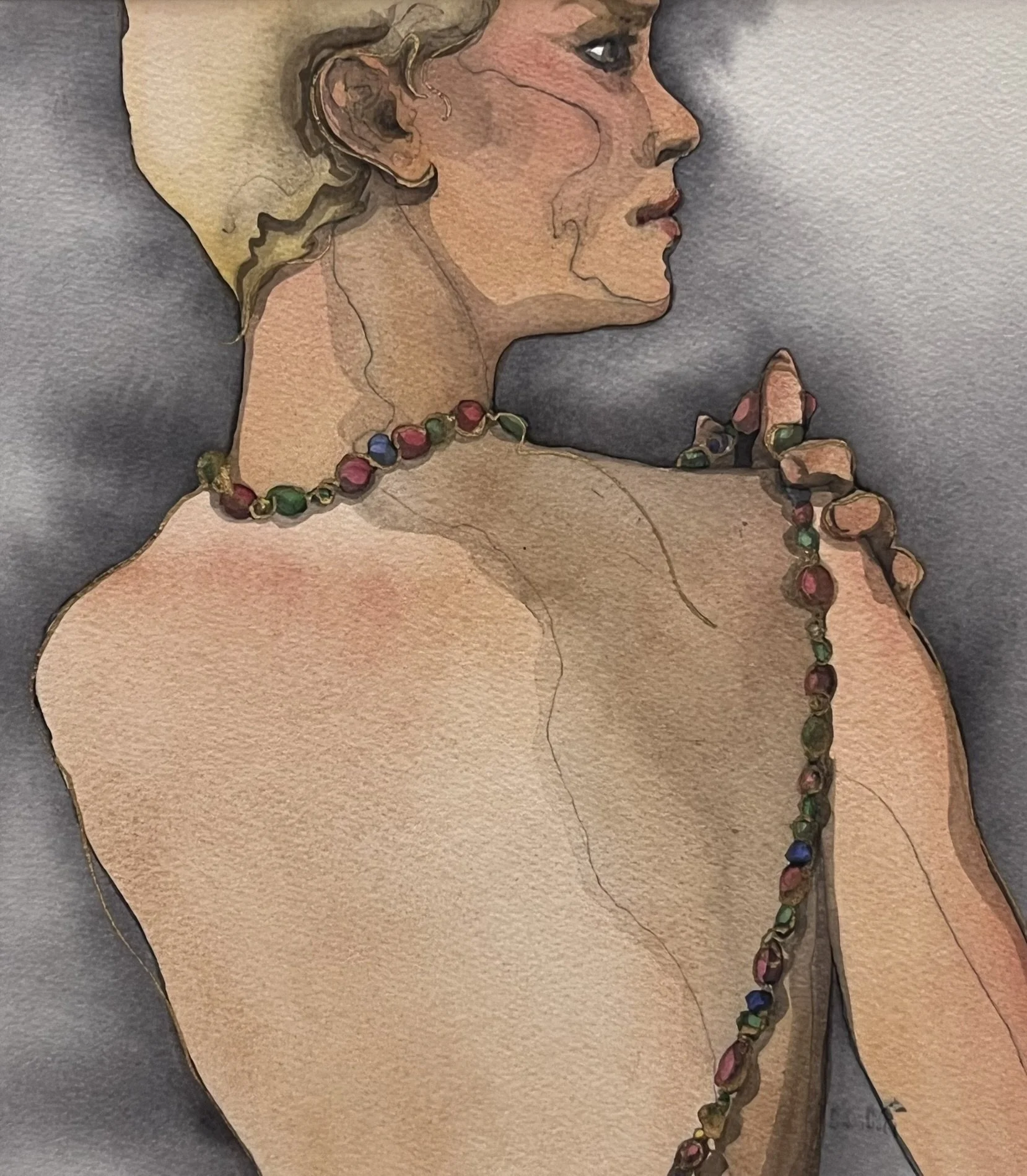  Woman's Back 
Watercolor
14 x 11 inches