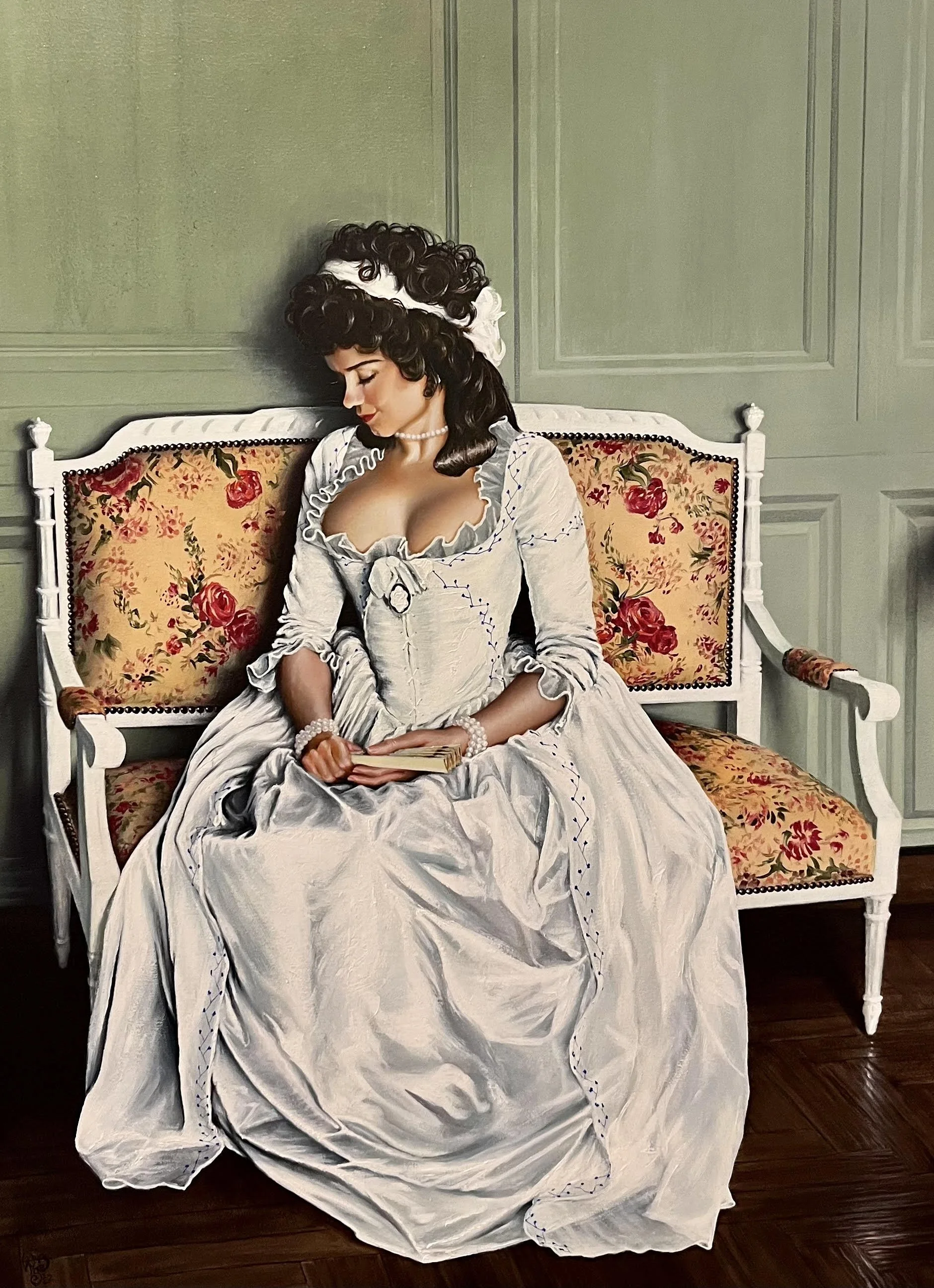  The Compliment II 
Oil on canvas
48 x 36 inches