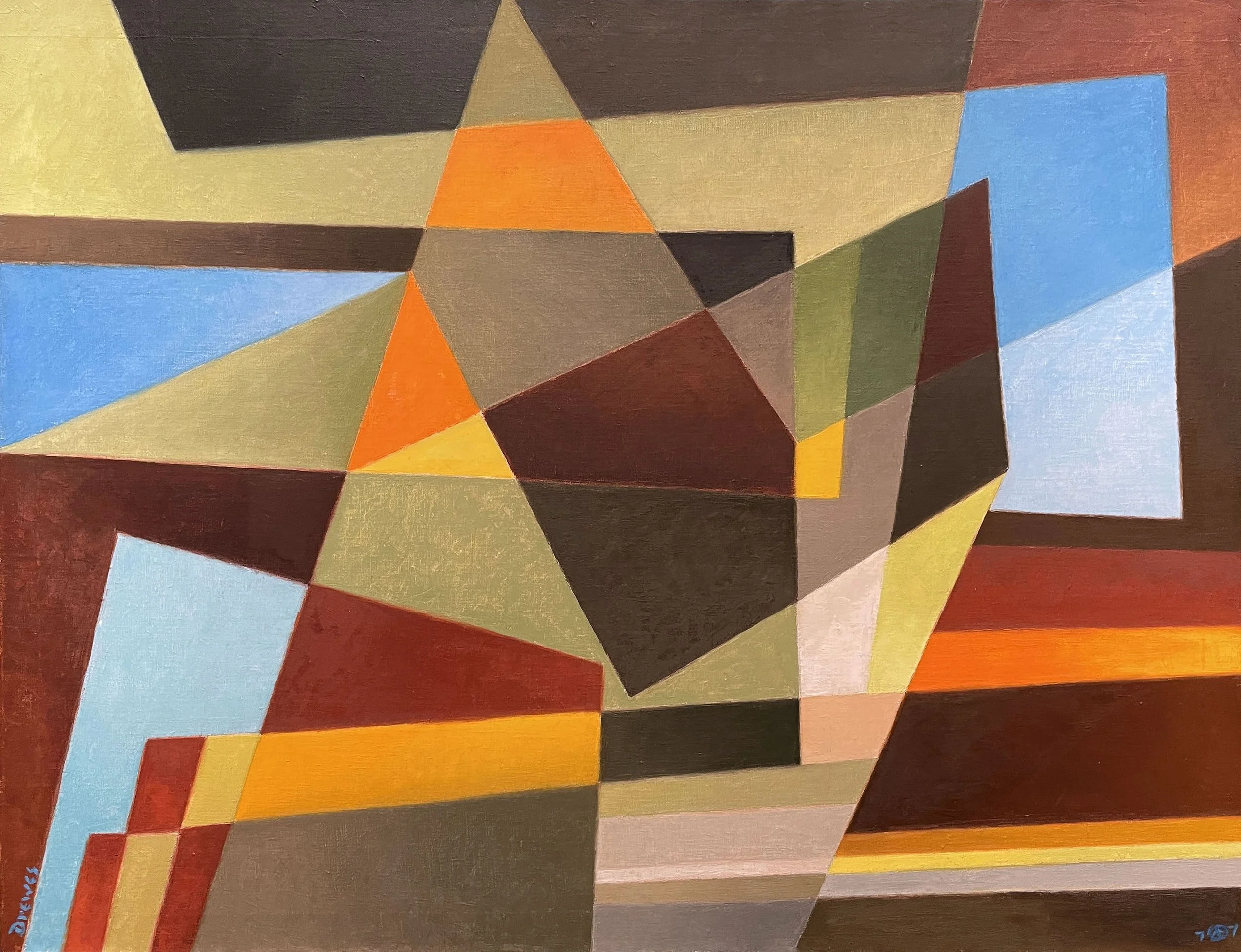  Composition 117  (Interlocking Forms) , 1935-36 
Oil on canvas
36 x 46 inches