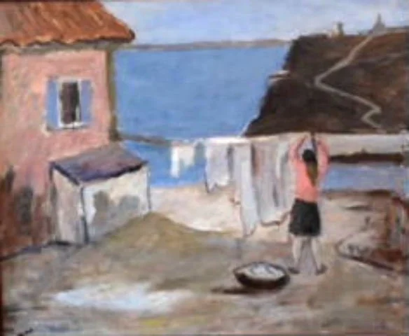  Washing Clothes 
Pastel on board
24 x 28 inches