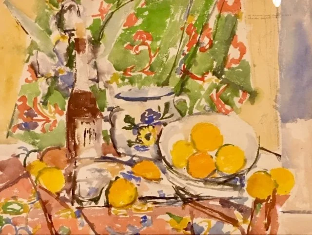  Still Life 
Watercolor on paper
19 x 25 inches