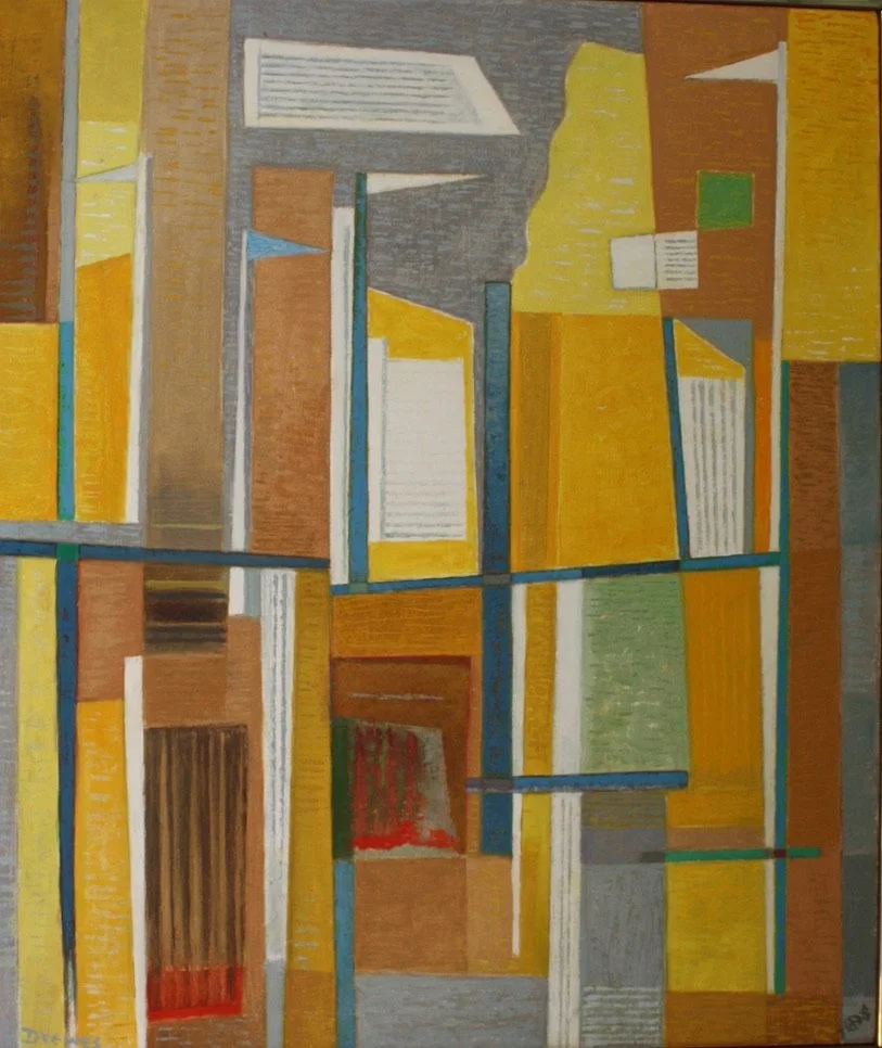  Festive City 1978 
Oil on canvas
36 x 32 inches