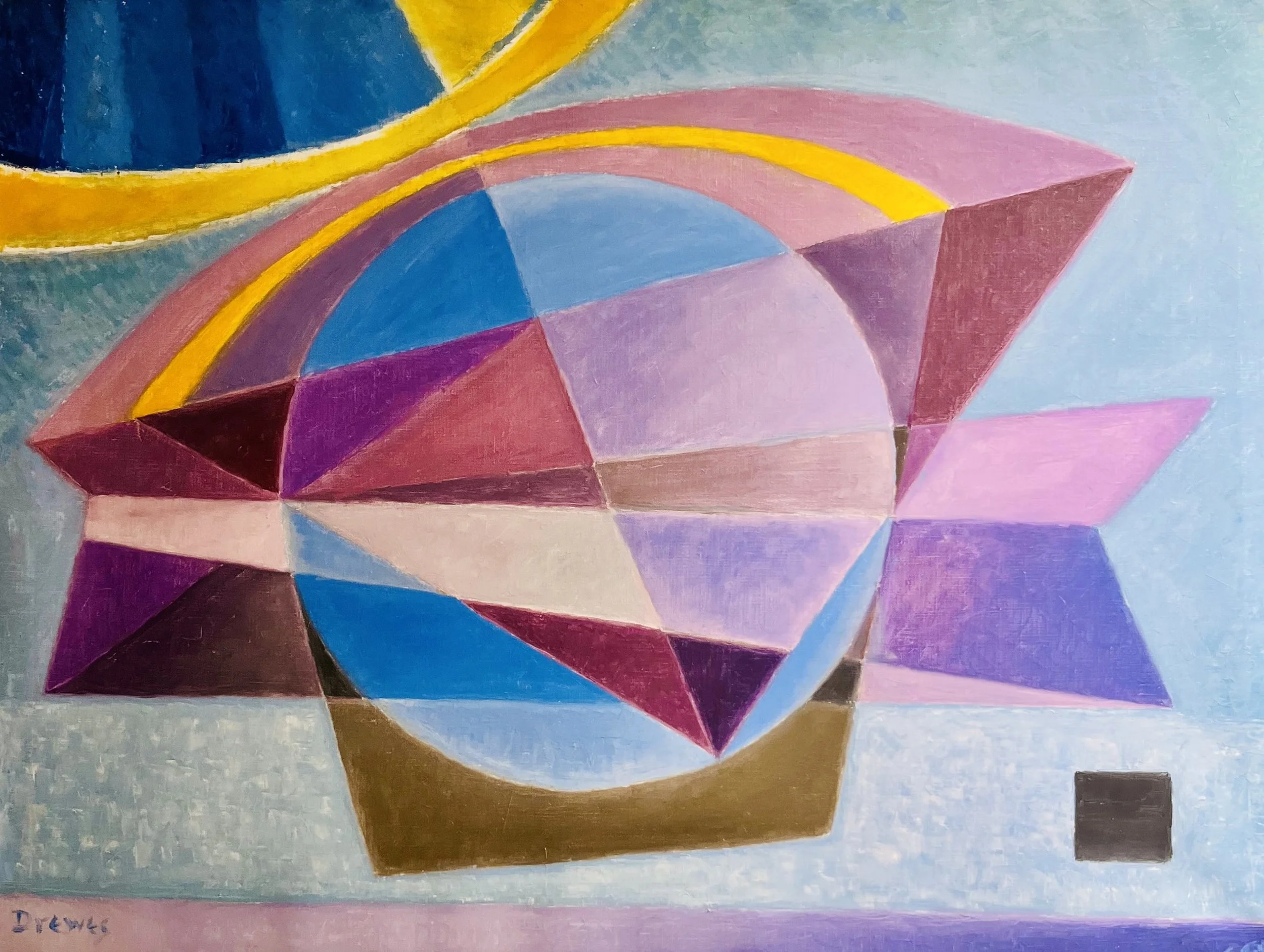  Purple Pendulum, 1984 
Oil on canvas
30 x 40 inches