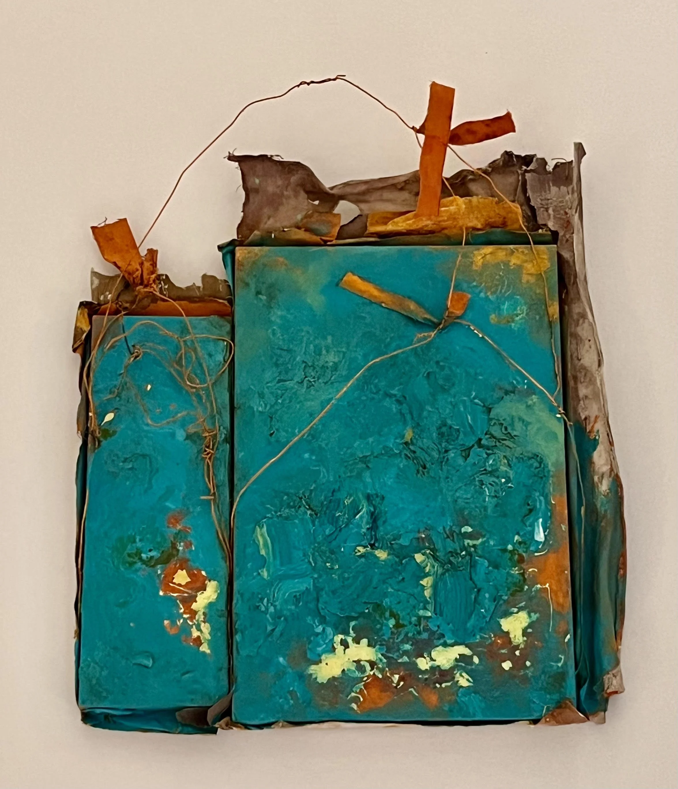  Sky Stone 
Mixed media
29 x 23 inches
