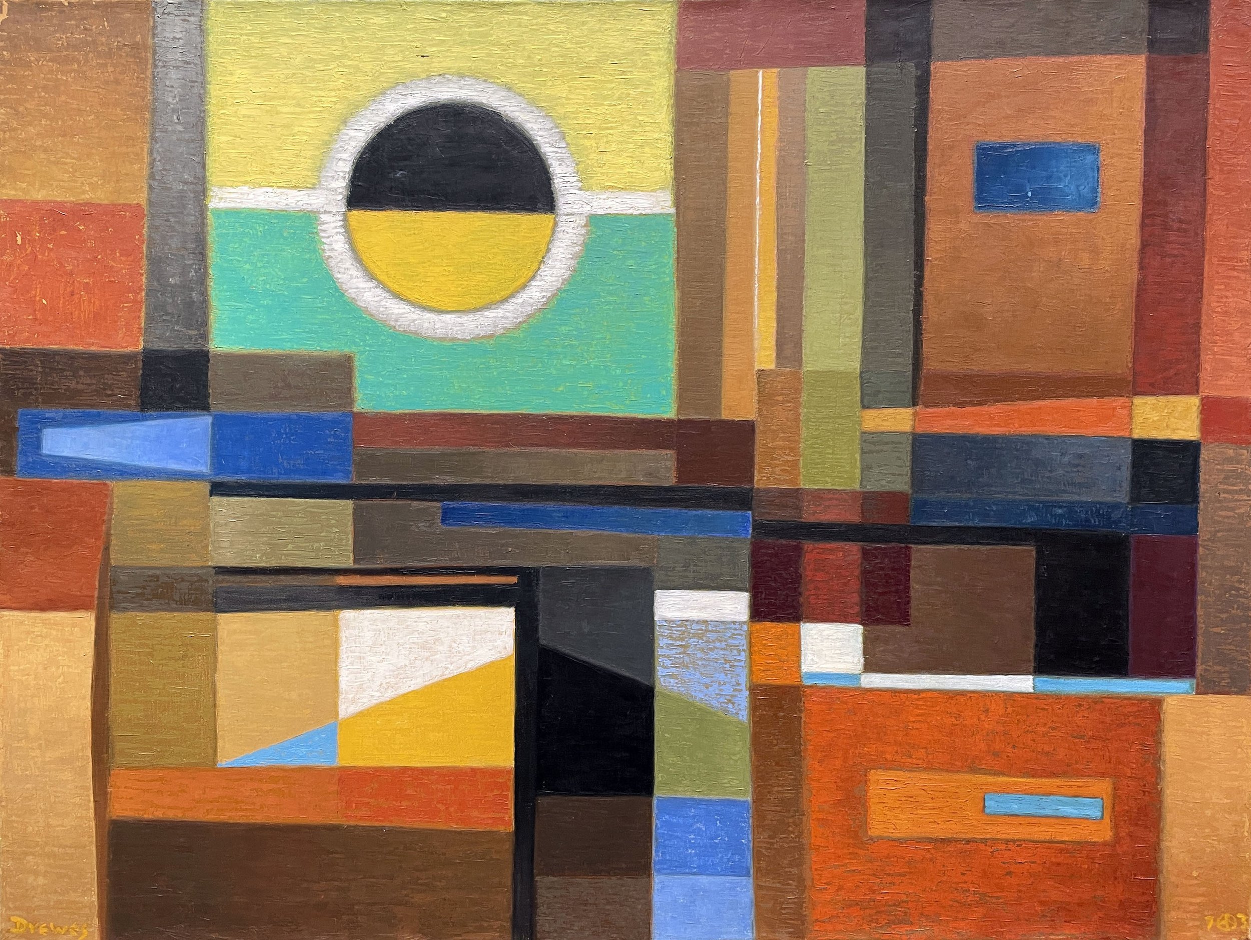  Composition in Brown, 1973 
Oil on canvas
33 x 44 inches