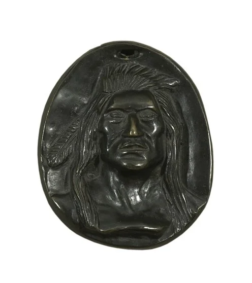  Native American Head I 
Bronze
4 x 3 inches