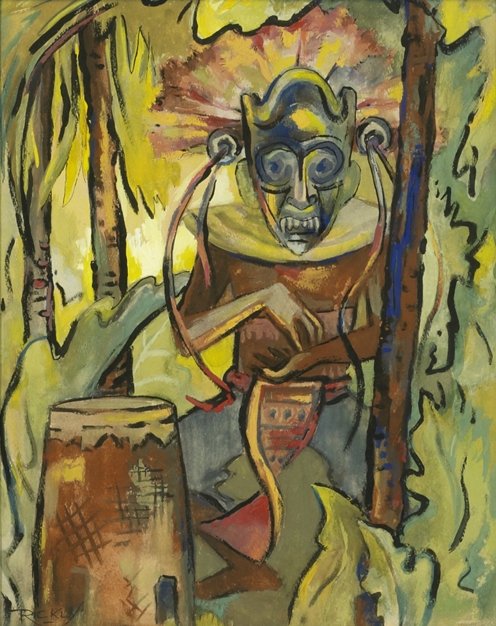  South Pacific 
Mixed media
15 x 12 inches