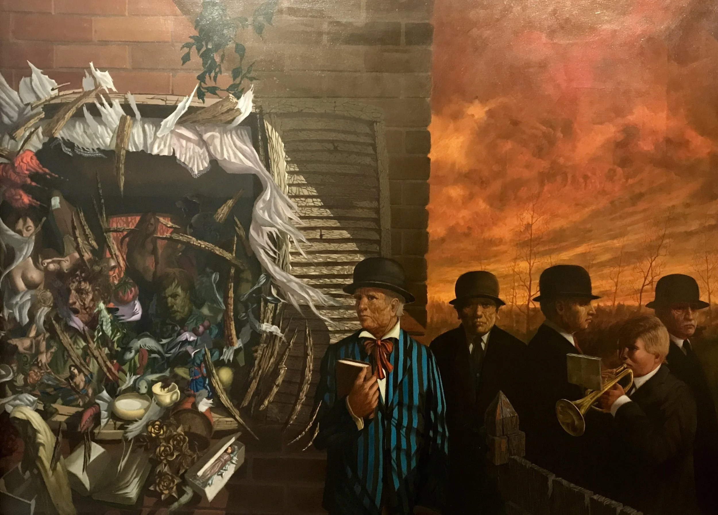  The Sermon   (Sold) 
Oil on panel
48 x 64 inches