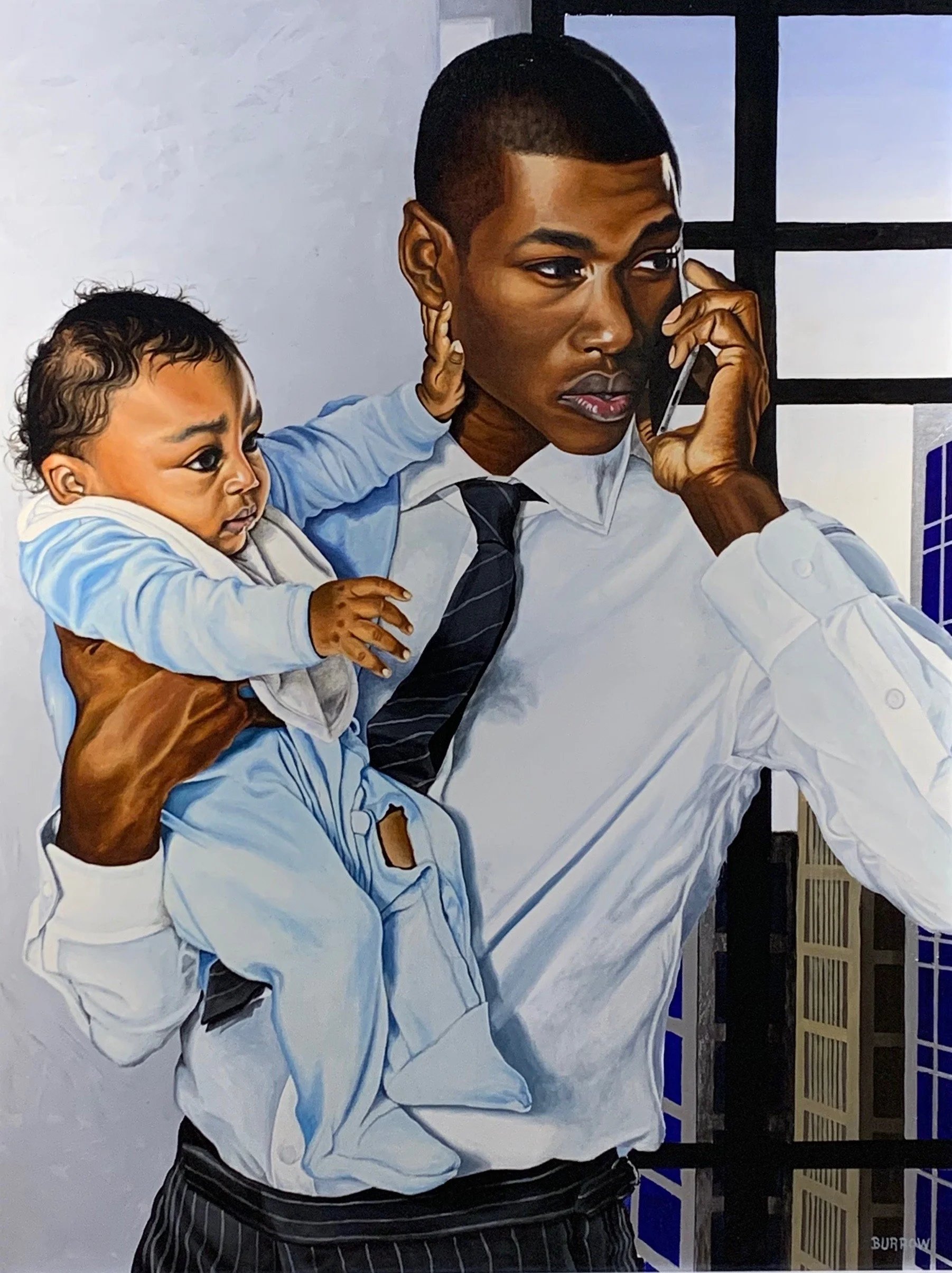  A Days Work   (Sold) 
Oil on canvas
50 x 37 ½ inches