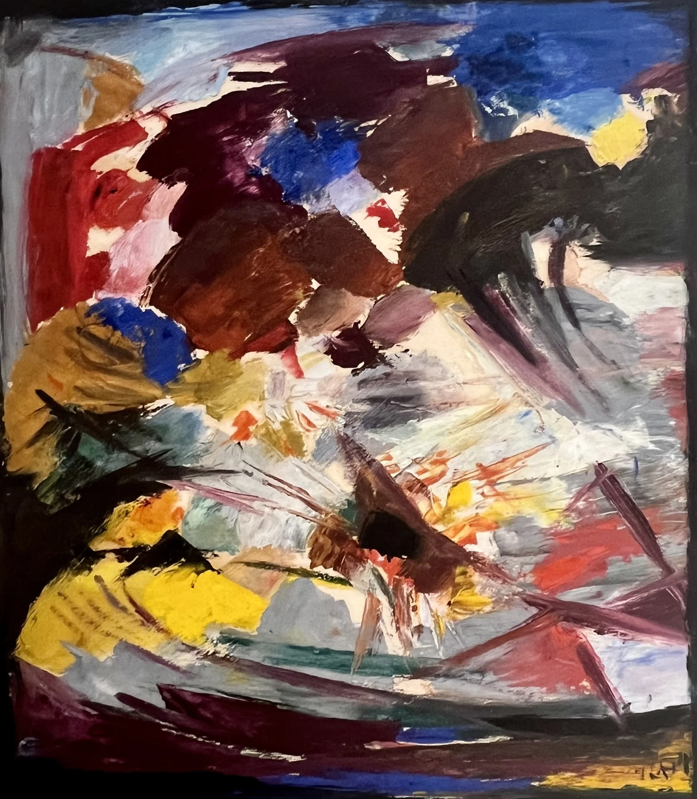  Tempest II, 1947 
Oil on paper
11 ¼ x 9 ¾ inches