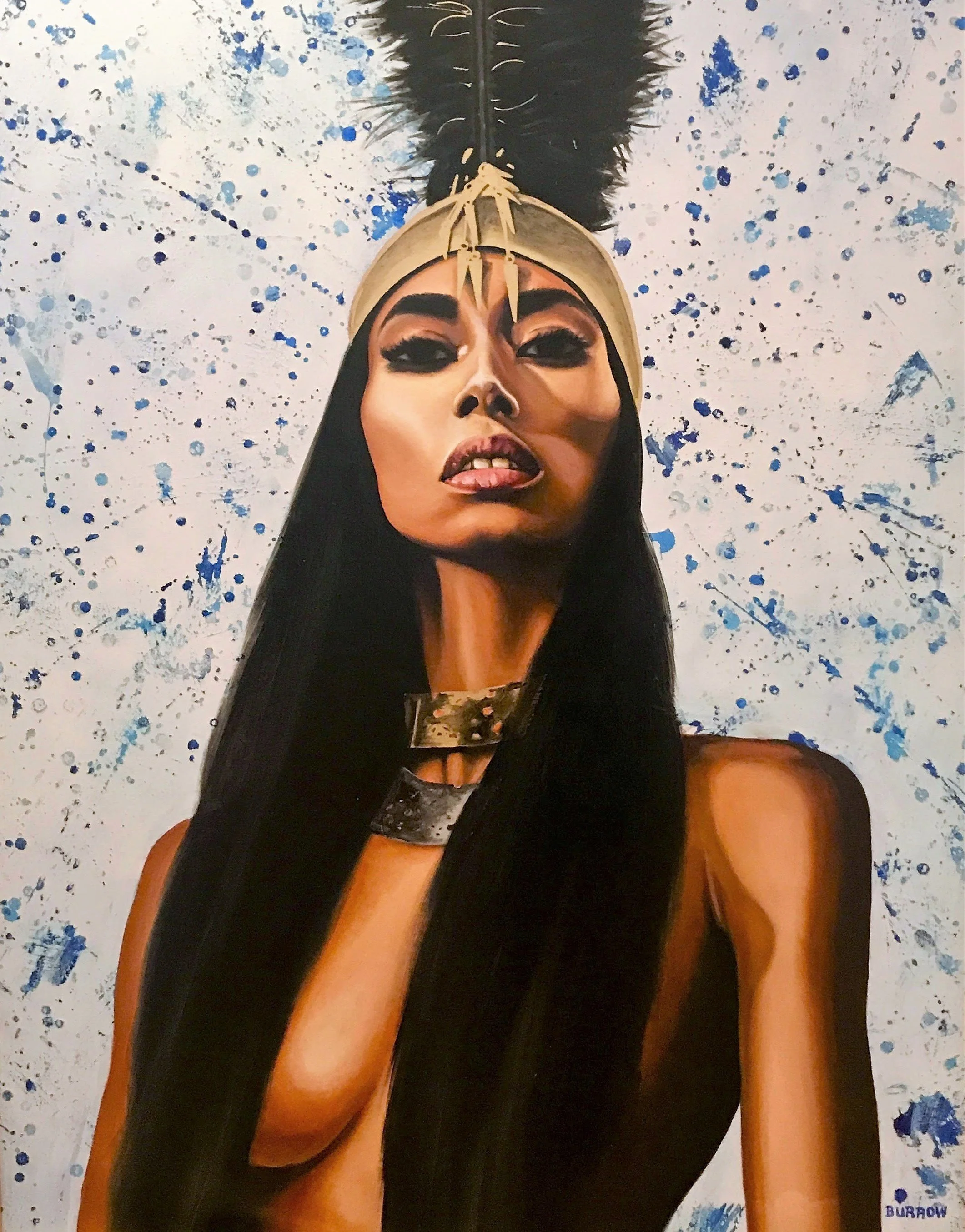  Empress 
Oil on canvas
48 x 37 inches