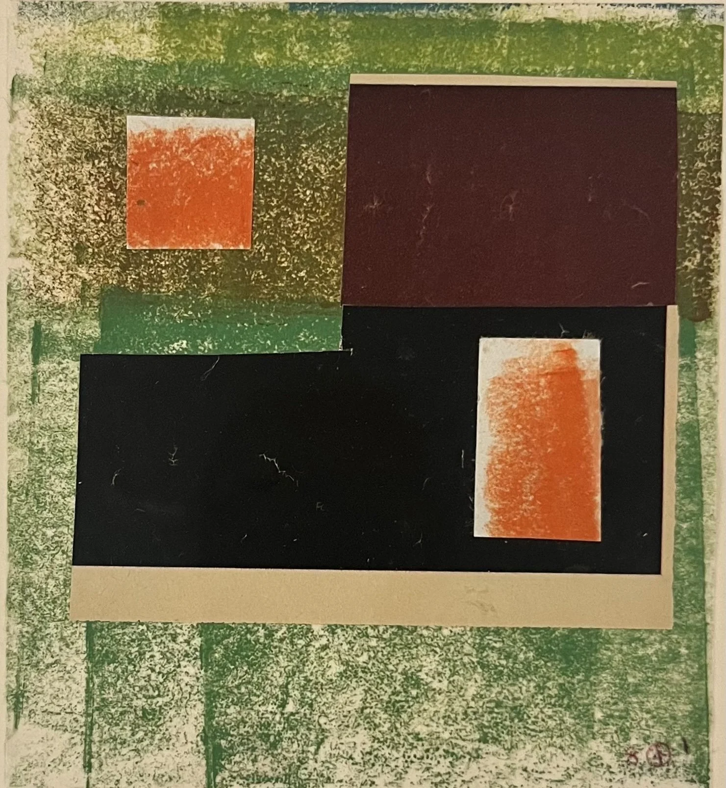  Collage 525, 1981 
Collage
3 ¼ x 5 ½ inches