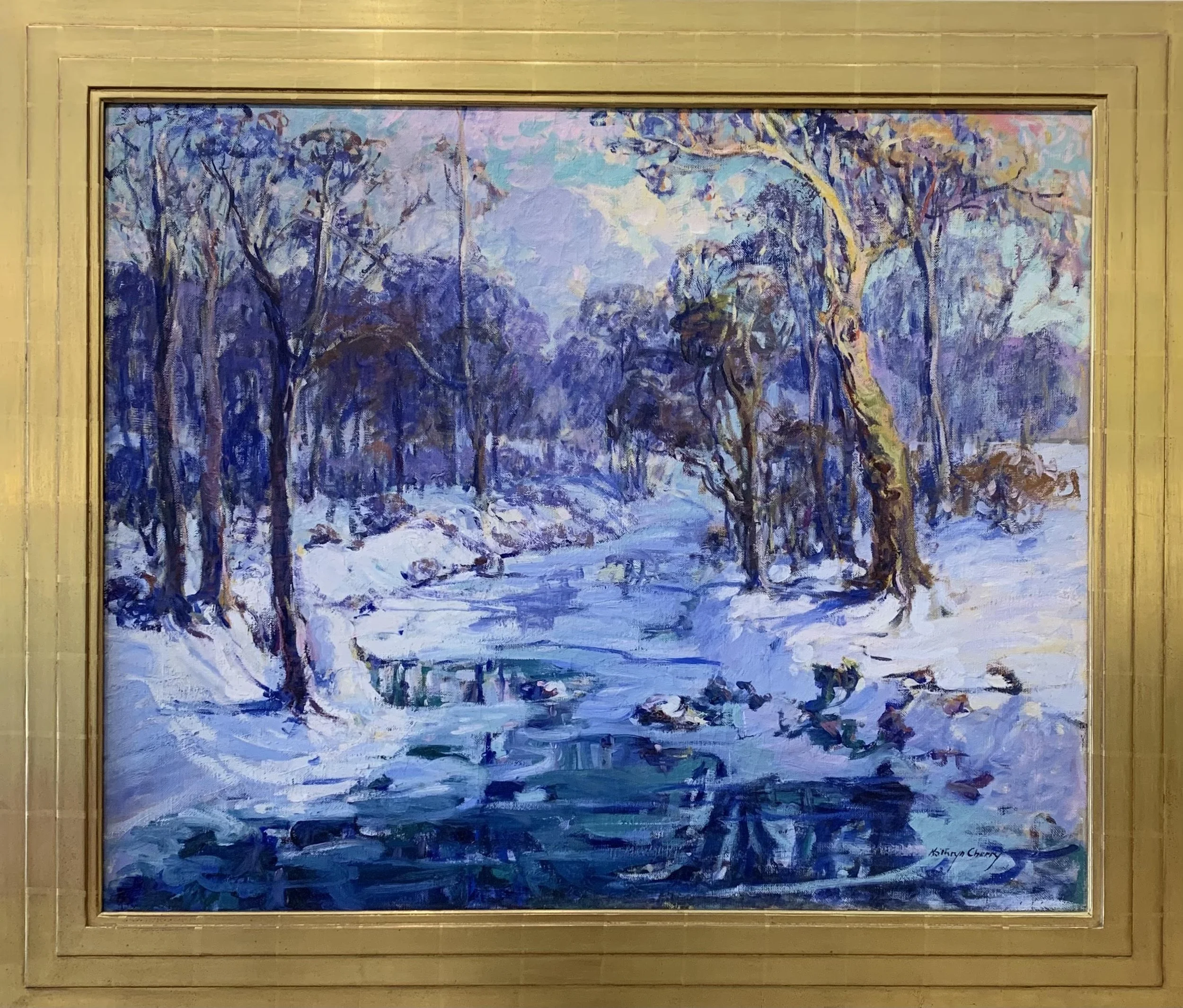  Winter Scene II 
Oil on canvas
40 x 40 inches