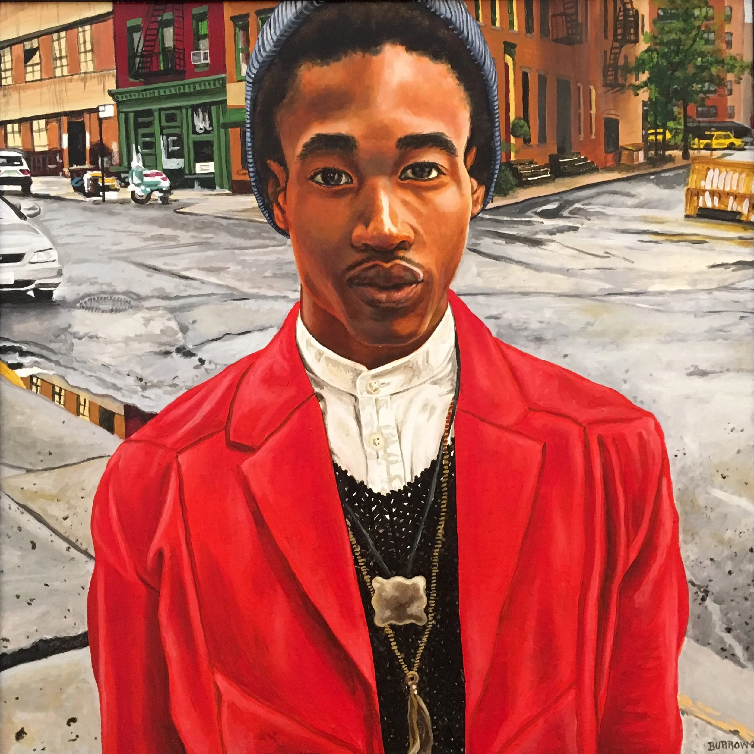  On My Way 
Oil on canvas
32 x 32 inches