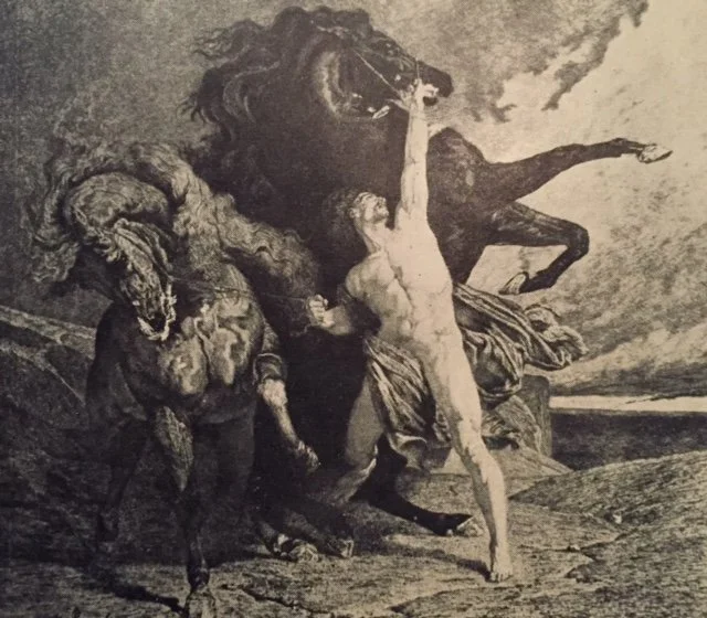  The Horses of Achilles 
Etching
30 x 34 inches