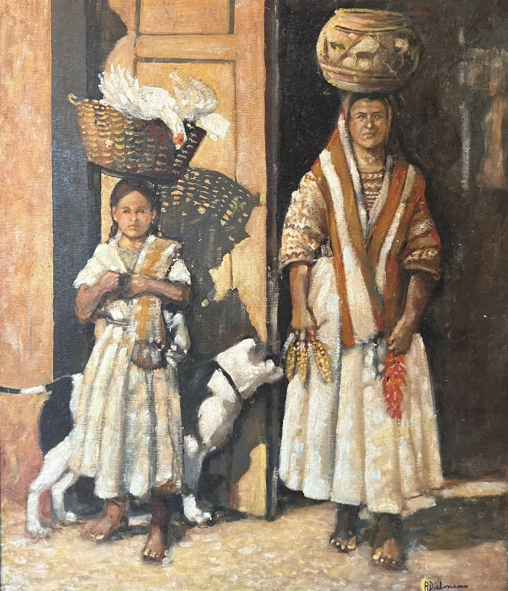  At Market 
Oil on panel
22 x 19 inches