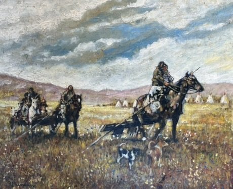  Riding No.2 
Oil on panel
15 x 18 inches