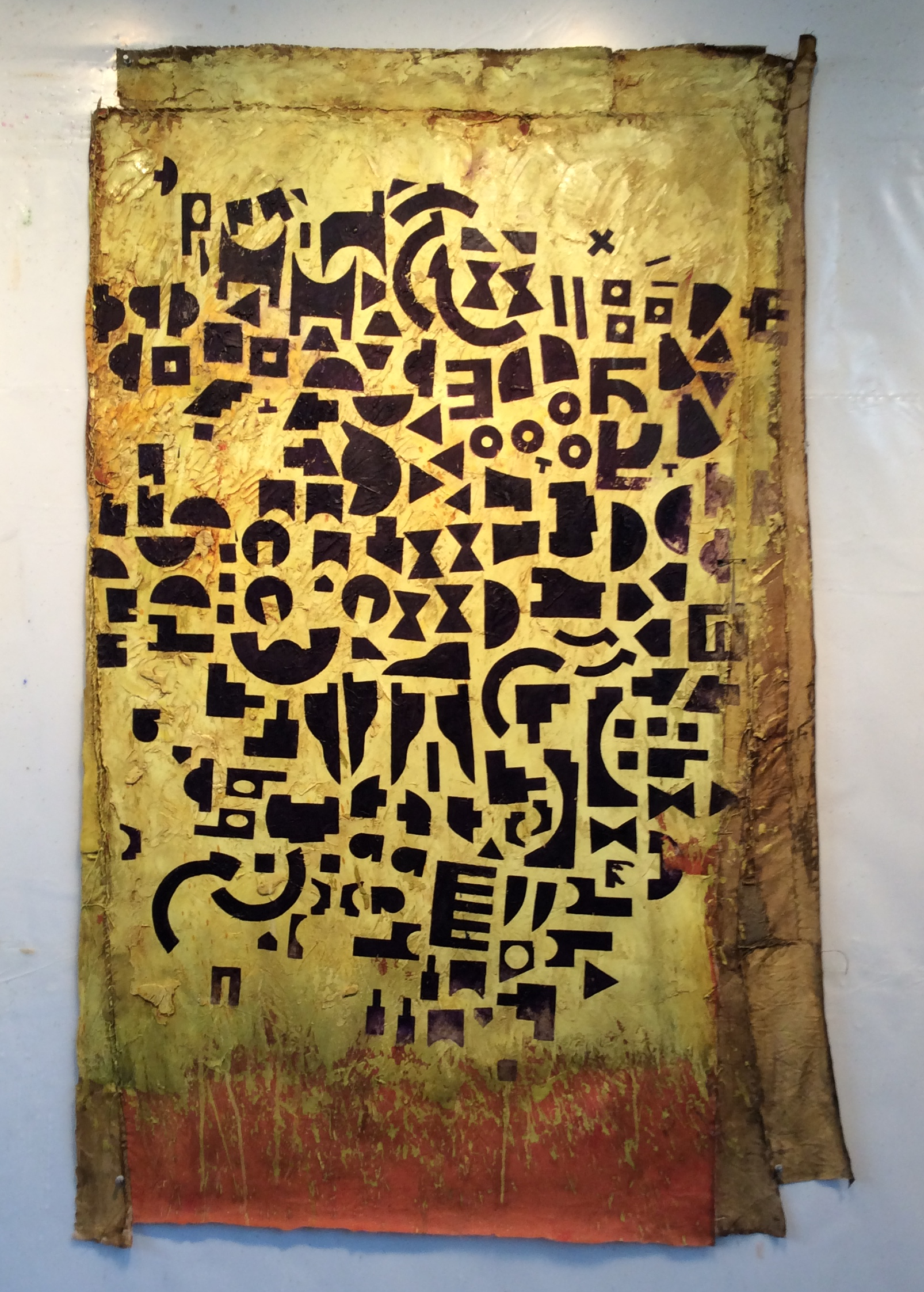  Crepuscular Rays 
Mixed media