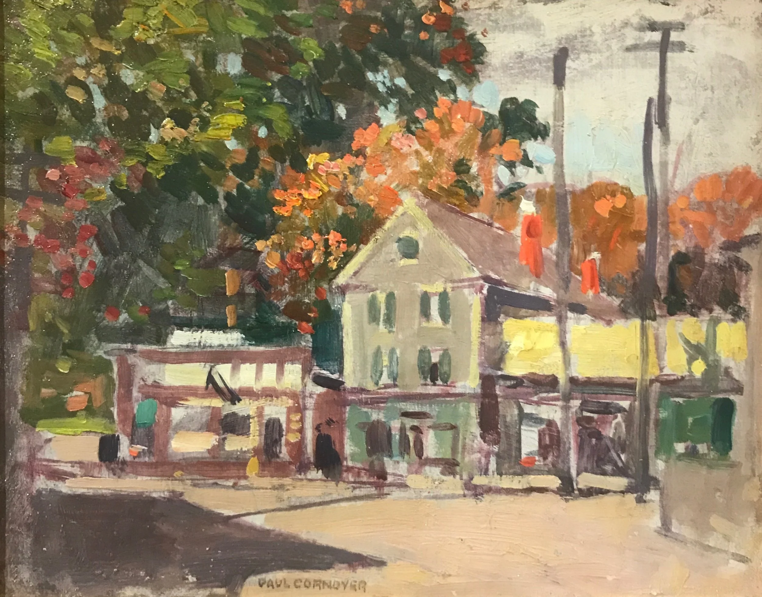  Town 
Oil on board
8 x 10 inches