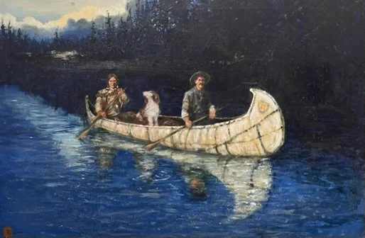  Up River 
Oil on canvas
24 x 36 inches