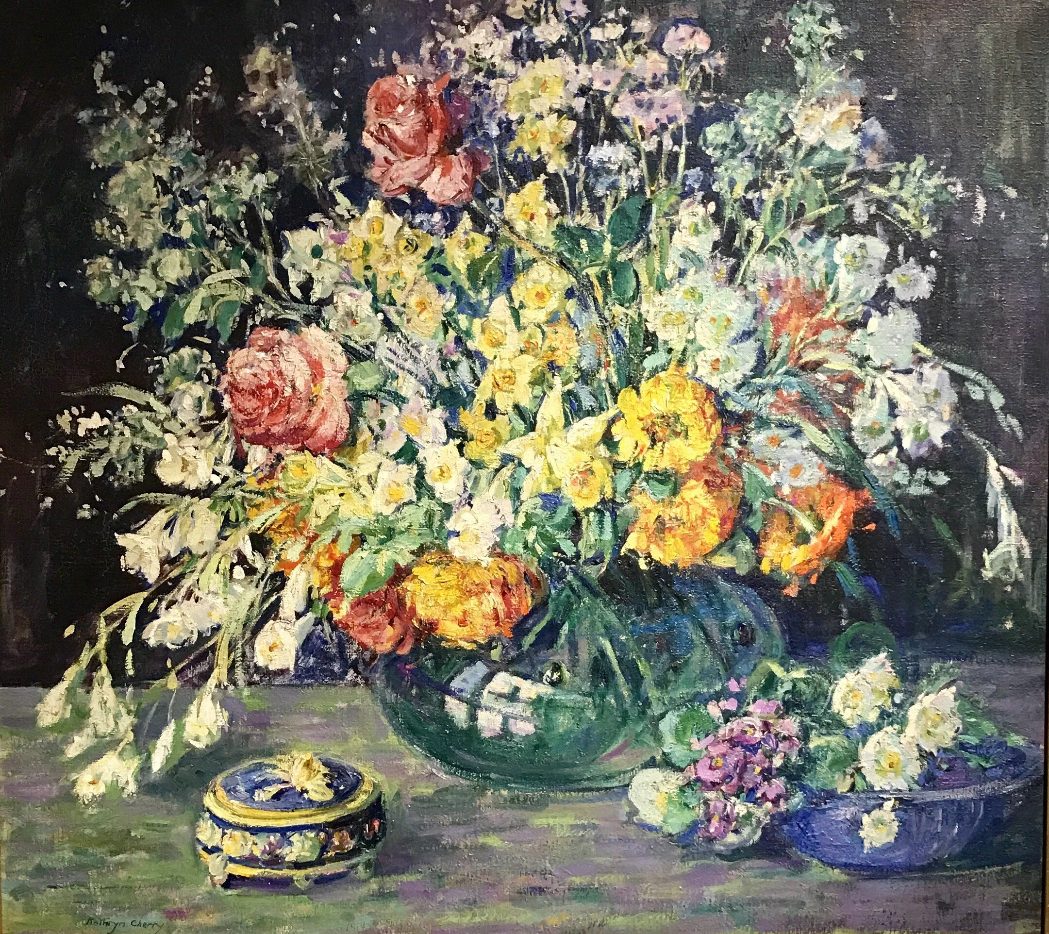  Messengers of Spring 
Oil on canvas
27 x 30 inches