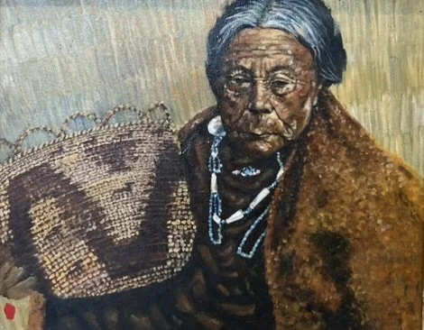  Elder with Basket 
Oil on canvas
16 x 20 inches