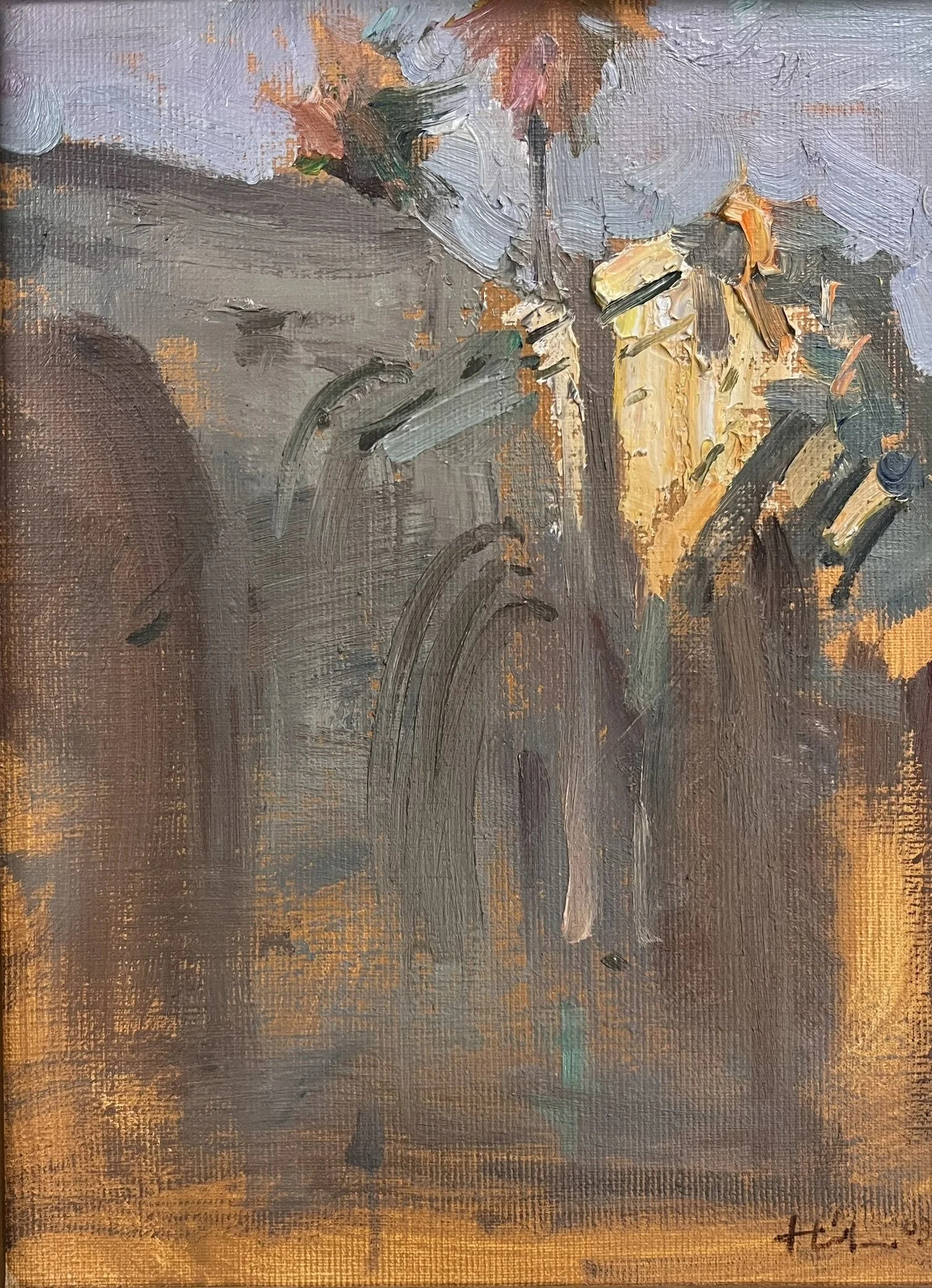  Cathedral 
Oil on canvas
9 x 12 inches