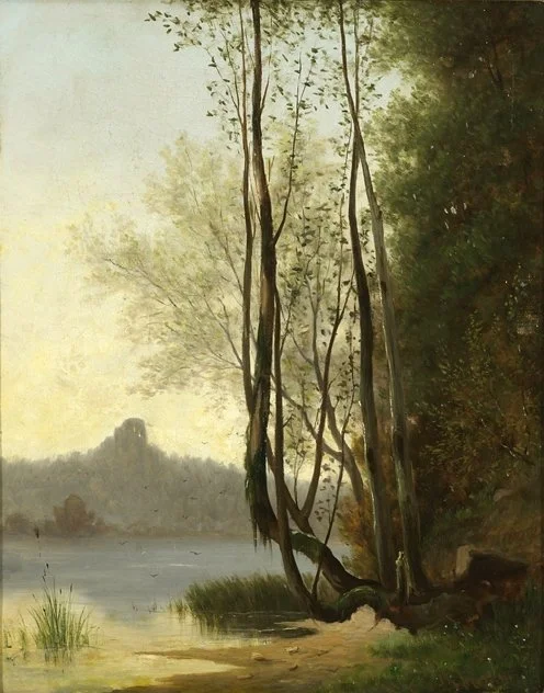  River's Edge 
Oil on canvas
20 x 15 inches