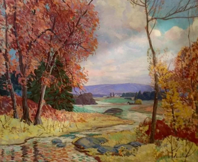  Autumn Landscape 
Oil on canvas
25 x 29 inches