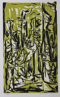  Spring 
Woodblock print