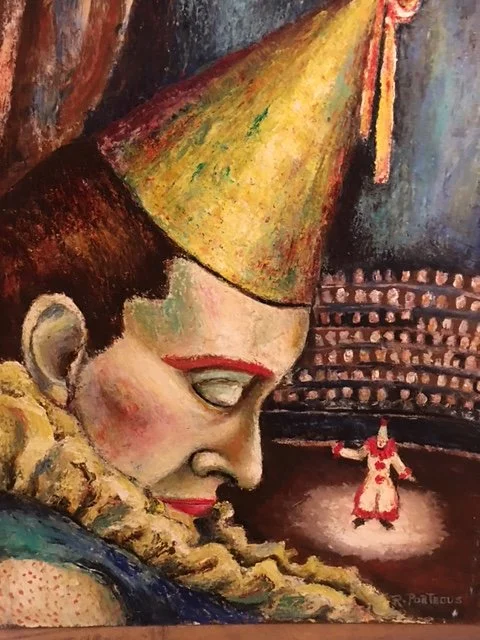  Circus Clown Series No. 3 
Oil on panel
28 x 15 inches
