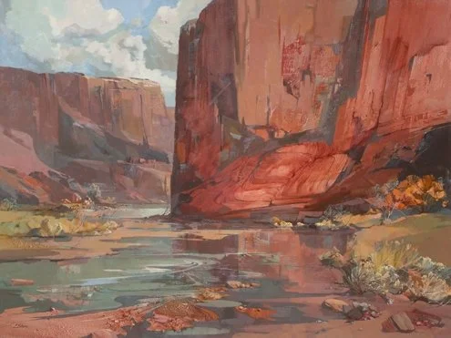  Red Rock Gorge 
Oil on canvas
30 x 38 inches