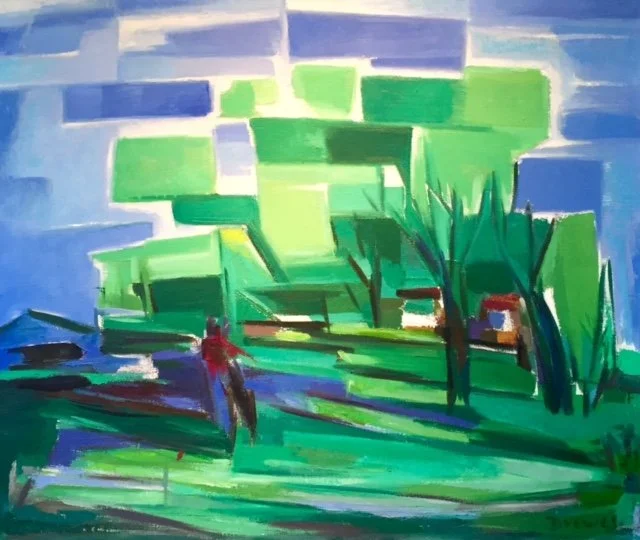  Under Tall Trees, 1963   (Sold) 
Oil on canvas
30 x 36 inches