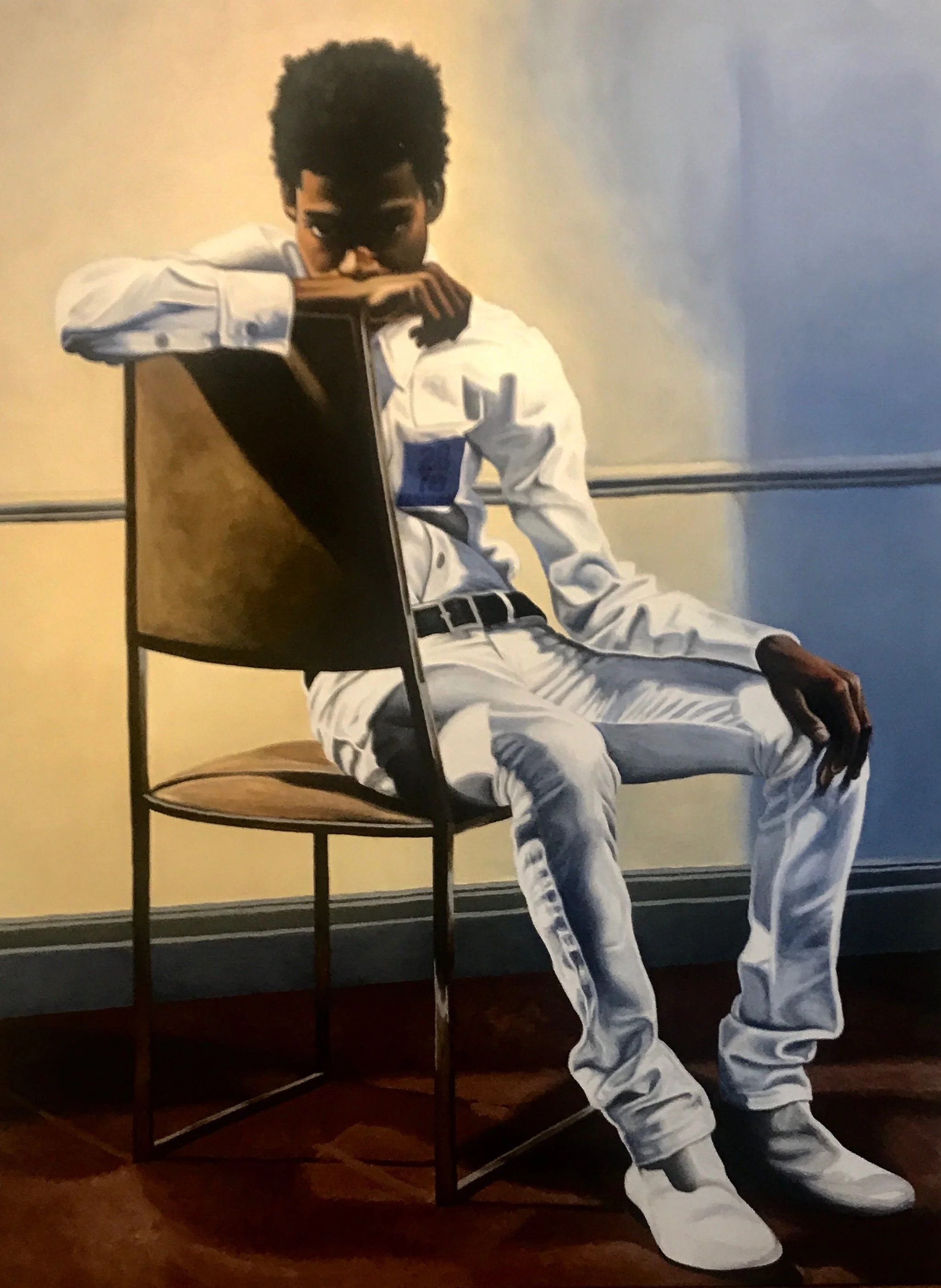  The Moment   (Sold) 
Oil on canvas
50 ½ x 38 ½ inches