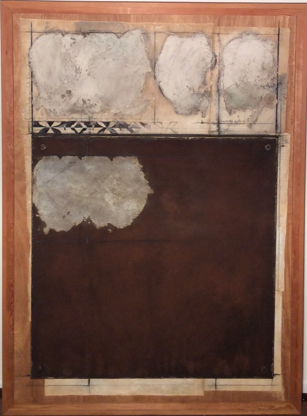  Clouds 
Painted canvas on wood
63 x 46 inches
