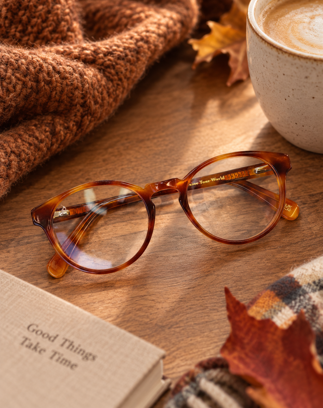 From Tortoiseshell to Tangerine: Autumn’s Eyewear Vibes