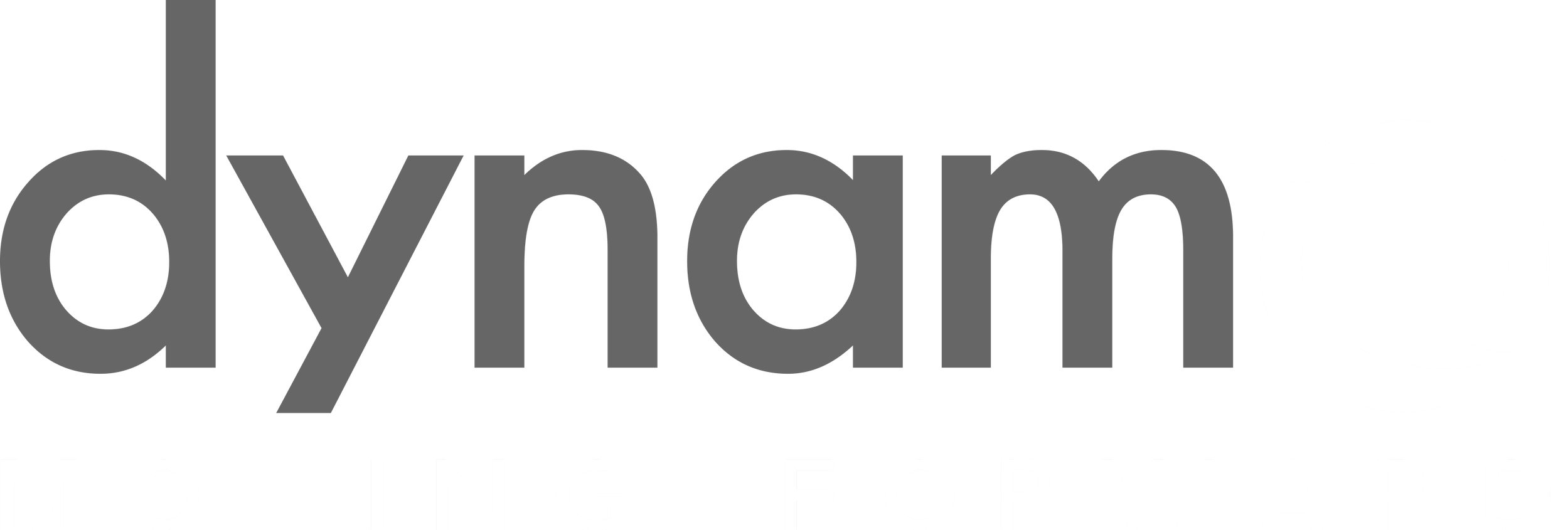 Dynamis logo with the words "MOVING FORWARD" beneath it.