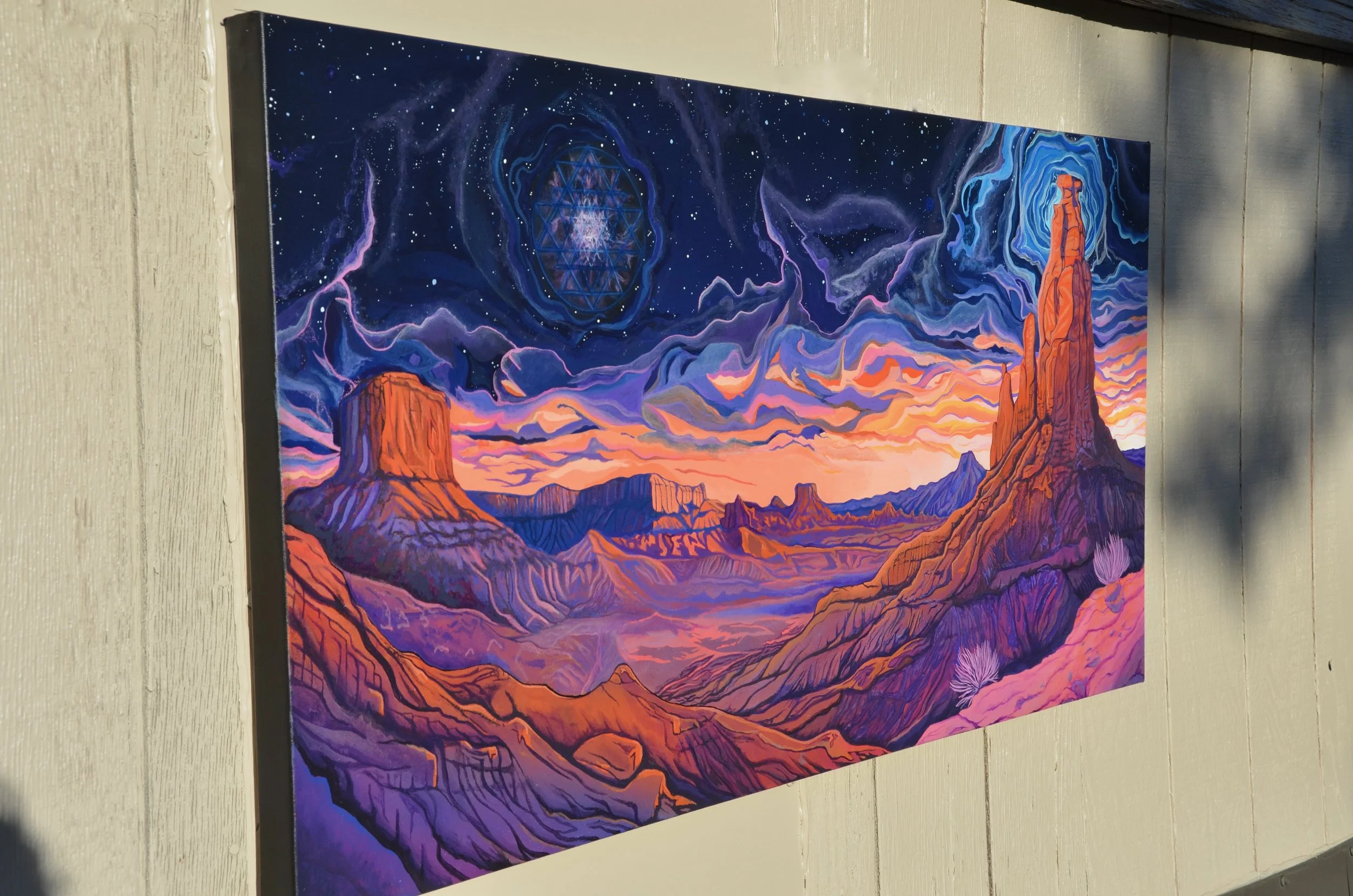 DESERTED - Original - 24” x 48” - Framed