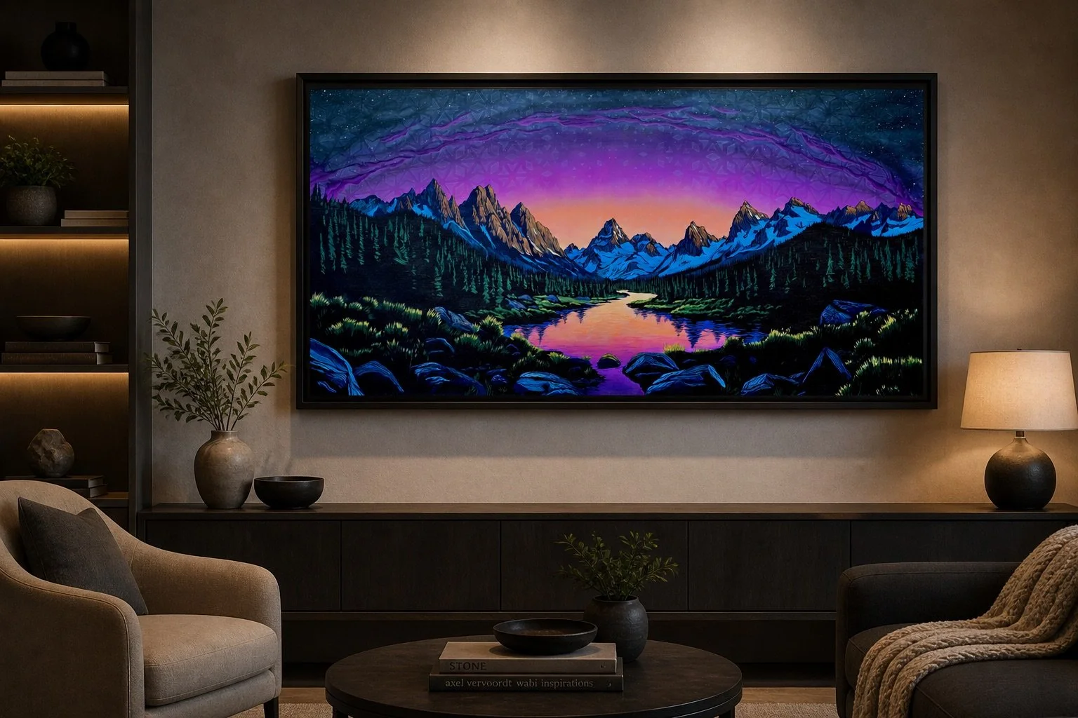 Alpine Dreamz - Original - 36” x 72” - Framed